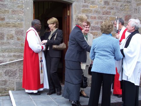 The Archbishop of York at Aghavea
