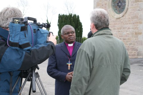 The Archbishop is interviewed by Paul Clark of UTV