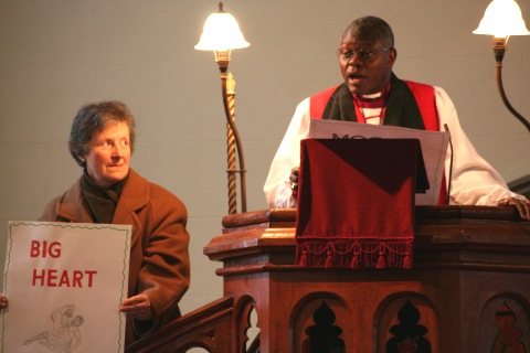 The Archbishop of York preaching