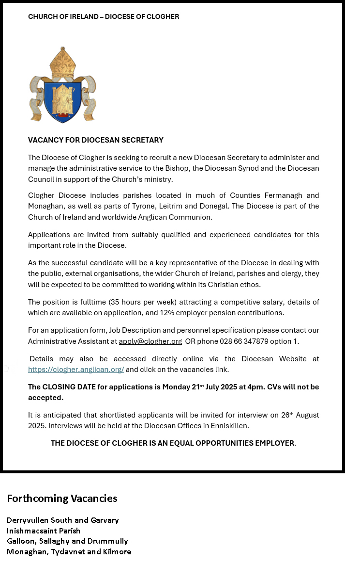 Vacancies June 2025